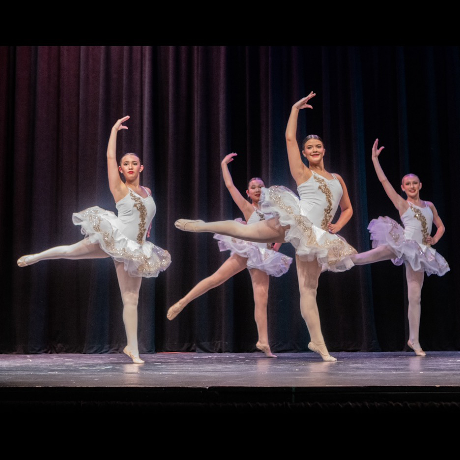 dancing ballet group